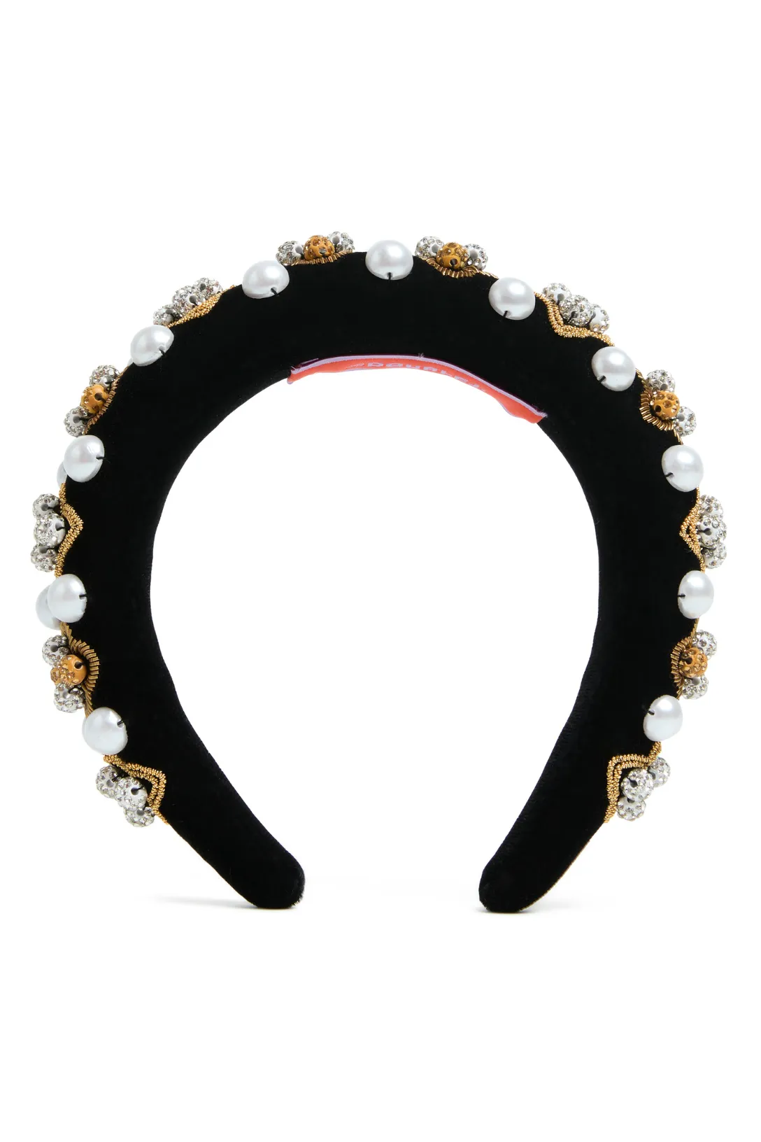 Medici Headband | Embroidered Velvet
