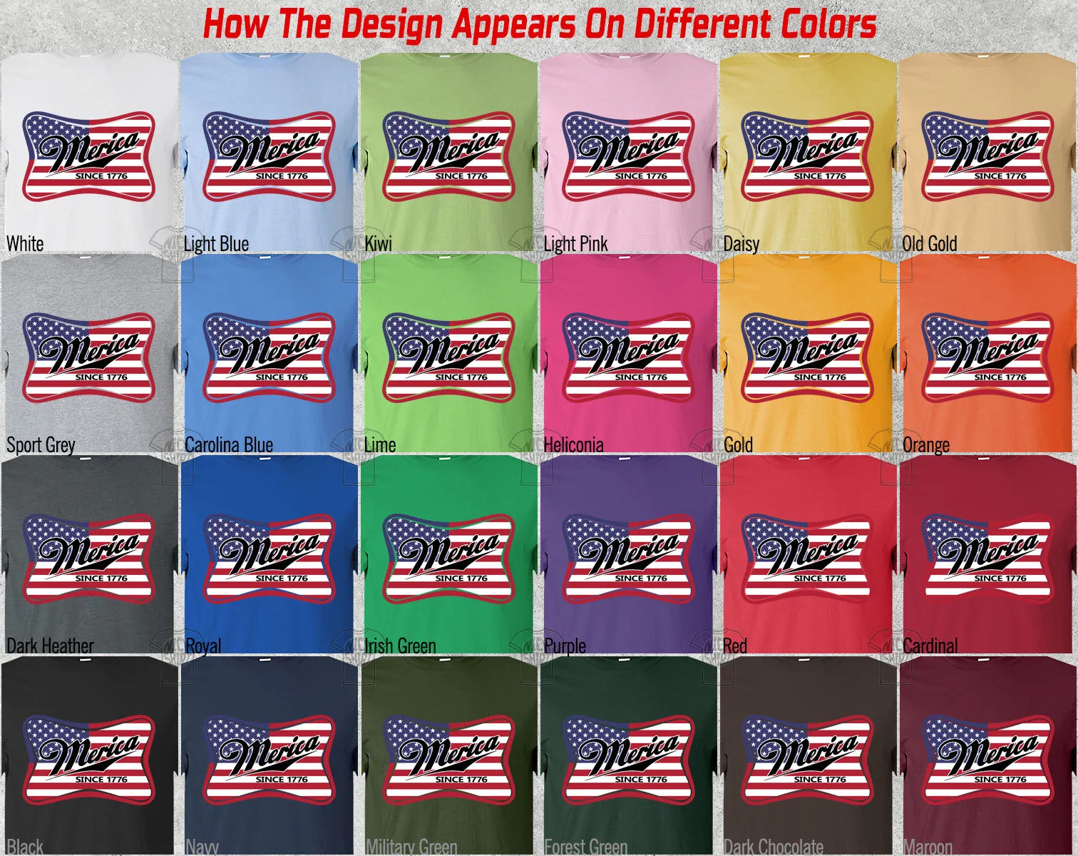 Merica Miller Beer Inspired American Flag Patriotic Independence Day July 4th Gift Unisex T-Shirt