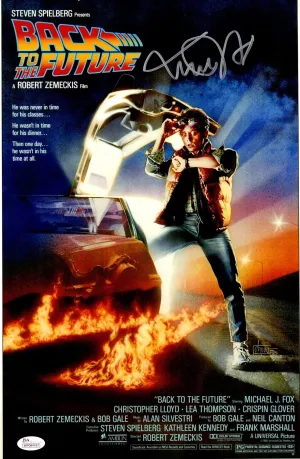 Michael J. Fox Signed Autographed "Back to the Future" 11x17 Movie Poster (JSA COA)