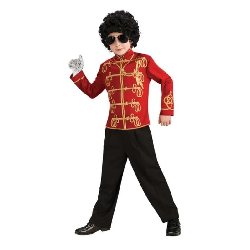 Michael Jackson Red Military Jacket Size M