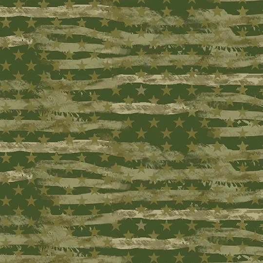 MILITARY-Camo Flag Blender-100% Cotton-1341SAGE