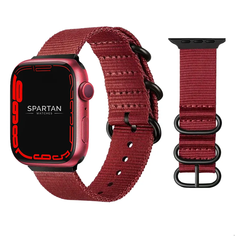 Military-Inspired Nylon Band for Apple Watch