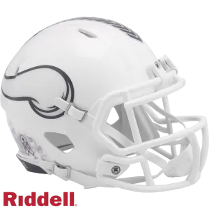 Minnesota Vikings Helmet Riddell Replica Mini Speed Style Salute To Service 2024