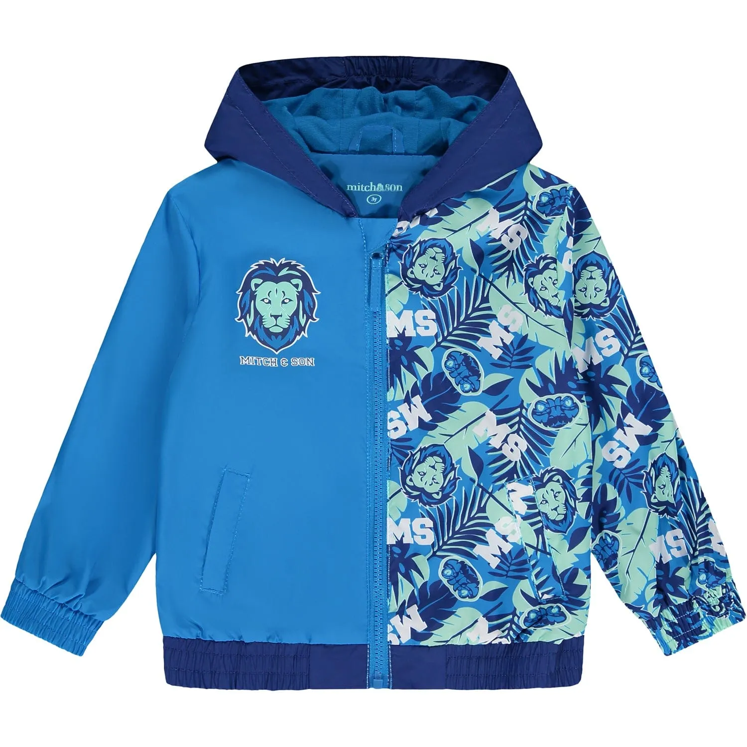 MITCH & SON - Kayden King Of The Jungle Jacket - Bright Blue