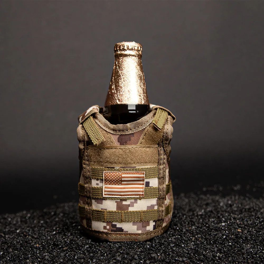 Molle Vest Drink Holder | Desert Digi Camo
