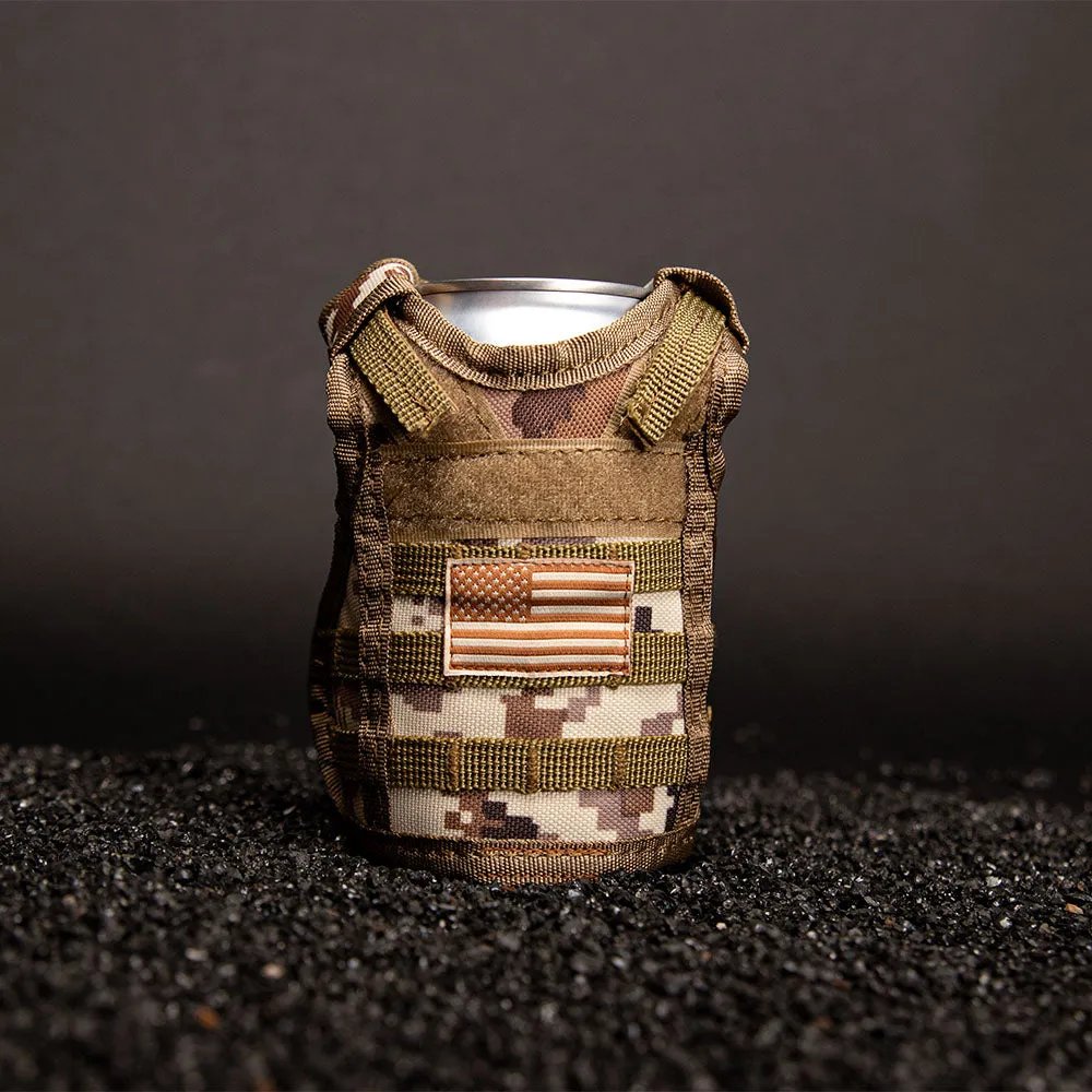 Molle Vest Drink Holder | Desert Digi Camo