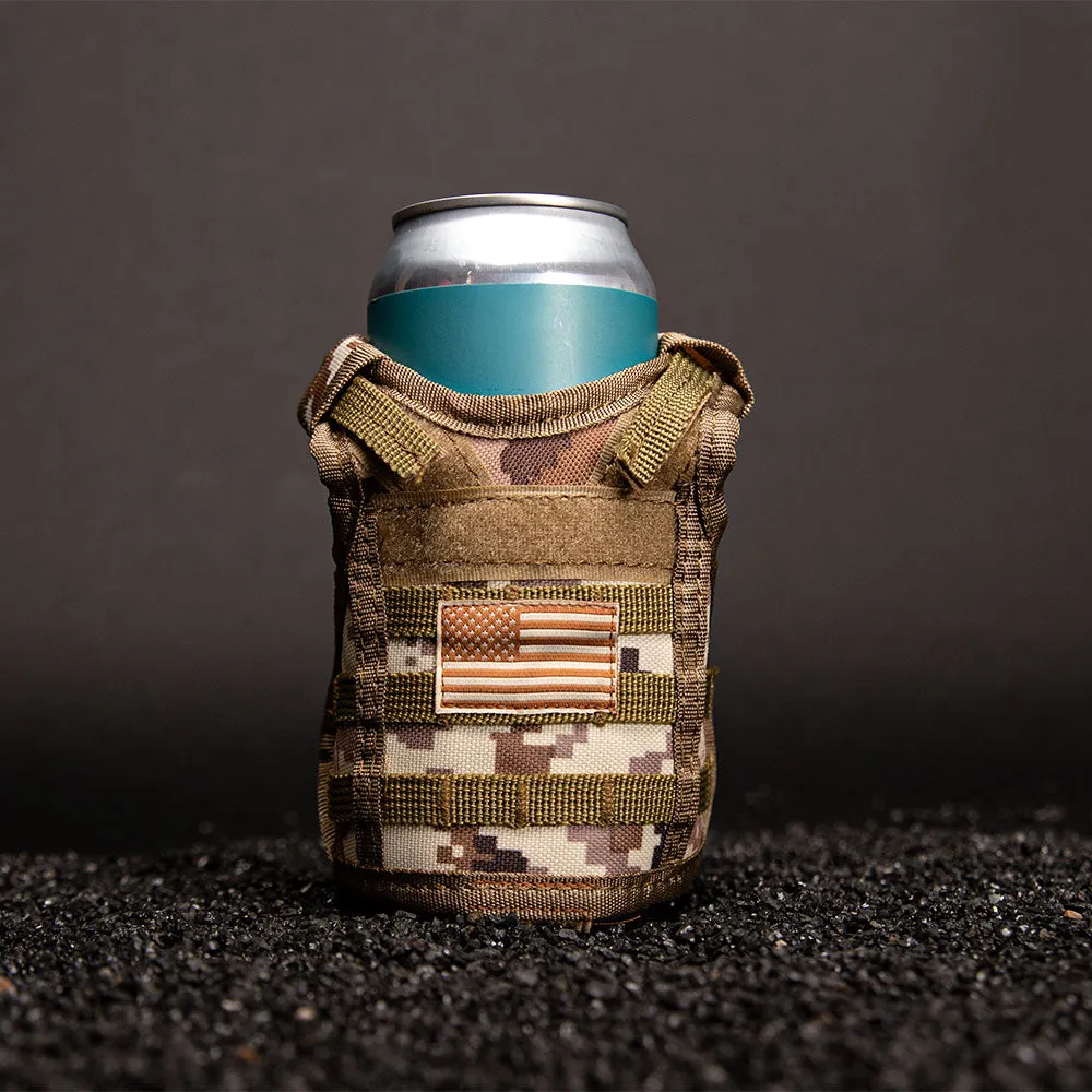 Molle Vest Drink Holder | Desert Digi Camo