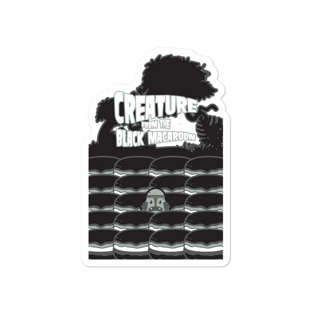 Movie The Food™ "Creature From The Black Macaroon" Sticker