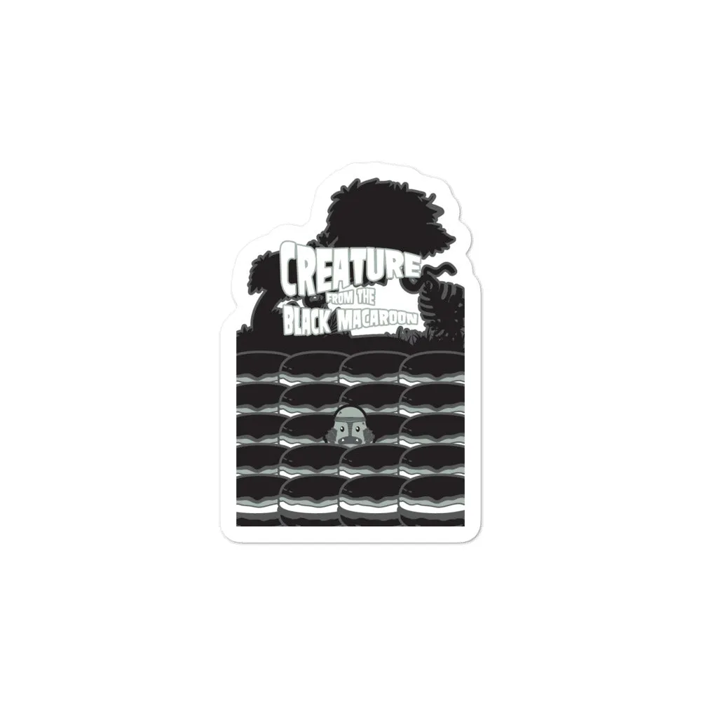 Movie The Food™ "Creature From The Black Macaroon" Sticker