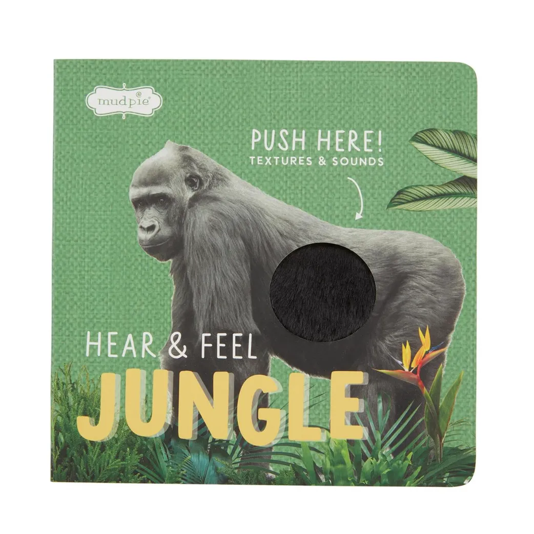 Mud Pie Hear & Feel Jungle Board Book