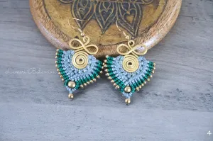 Mystic Grove Micro Macrame Boho Earrings