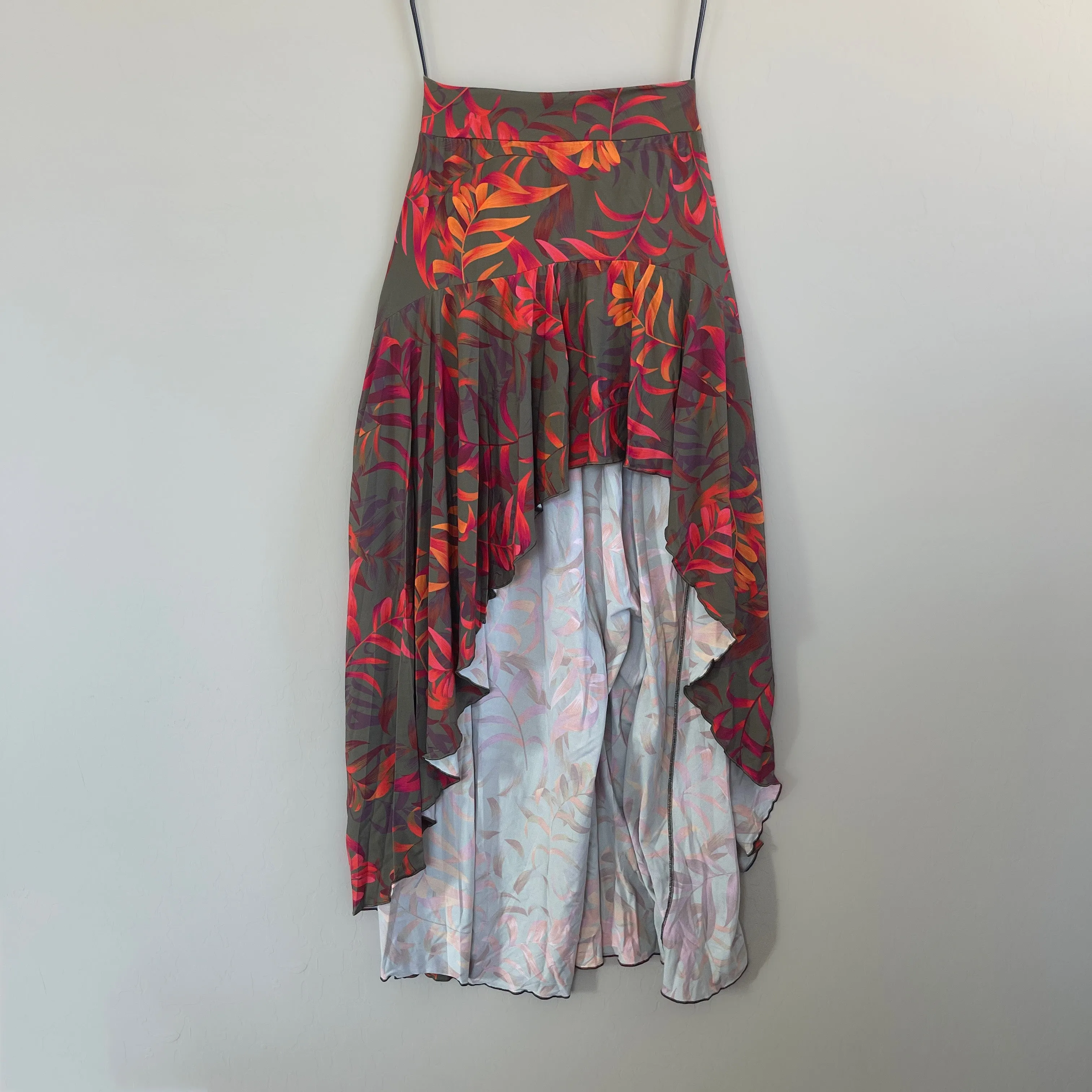Neon Jungle High Low Skirt