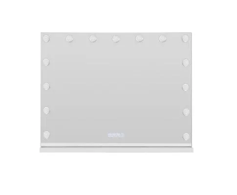 NEW Bluetooth Makeup Mirror 80X58cm Hollywood with Light Vanity Wall 18 LED