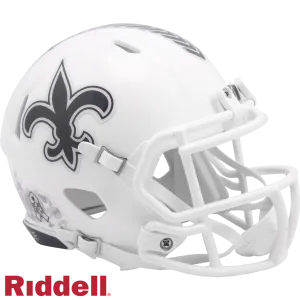 New Orleans Saints Helmet Riddell Replica Mini Speed Style Salute To Service 2024