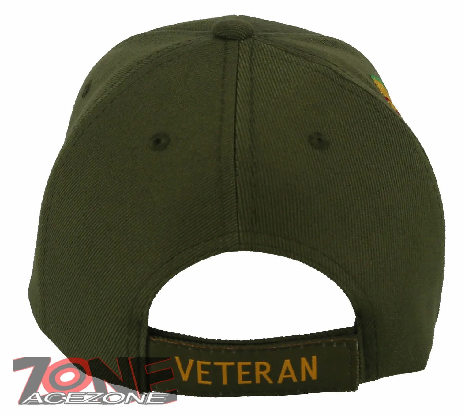 NEW! VIETNAM VETERAN GOLD MEDAL BALL CAP HAT OLIVE