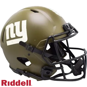 New York Giants Helmet Riddell Authentic Full Size Speed Style Salute To Service