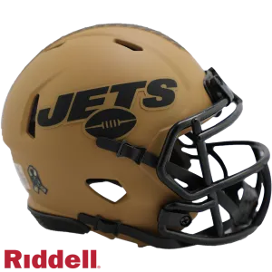 New York Jets Helmet Riddell Replica Mini Speed Style Salute To Service 2023