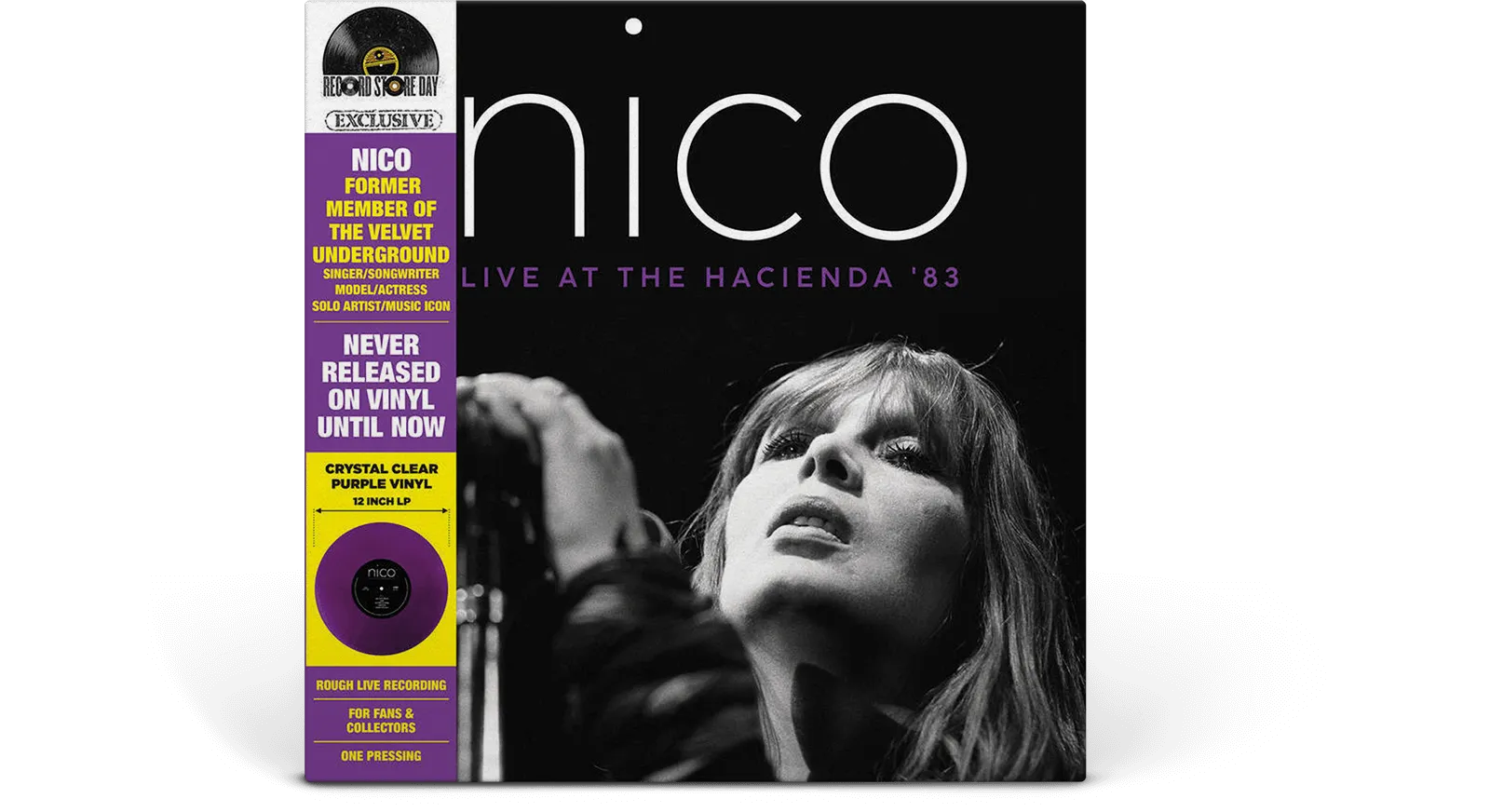 Nico : Live At The Hacienda '83 (Clear Purple Vnyl) (Rsd 2022)