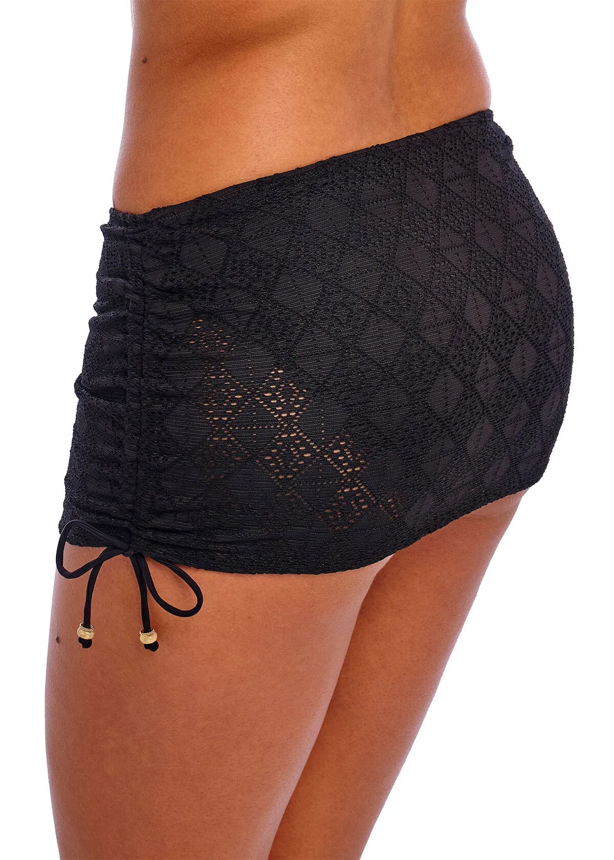 Nomad Nights Skirted Bikini Brief In Black - Freya