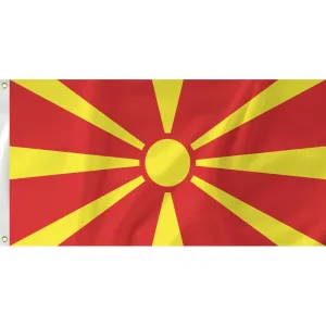 North Macedonia Flag