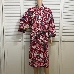 NWT The Metropolitan Museum of Art Lyon Floral Robe Multicolor Small/Medium