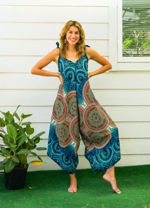 Ocean Mandala Boho Jumpsuit