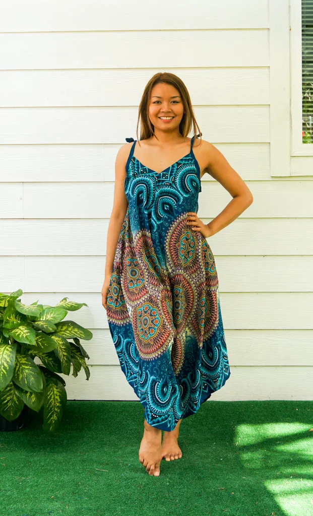 Ocean Mandala Boho Jumpsuit