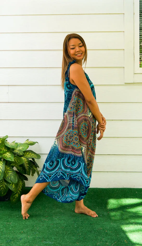 Ocean Mandala Boho Jumpsuit