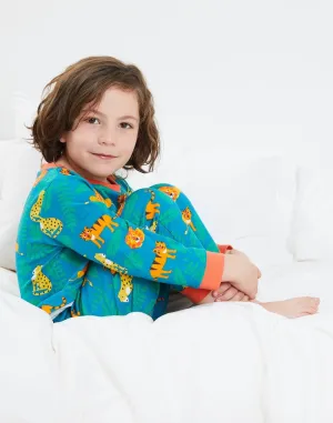 Organic Wild Cats Print Pyjamas