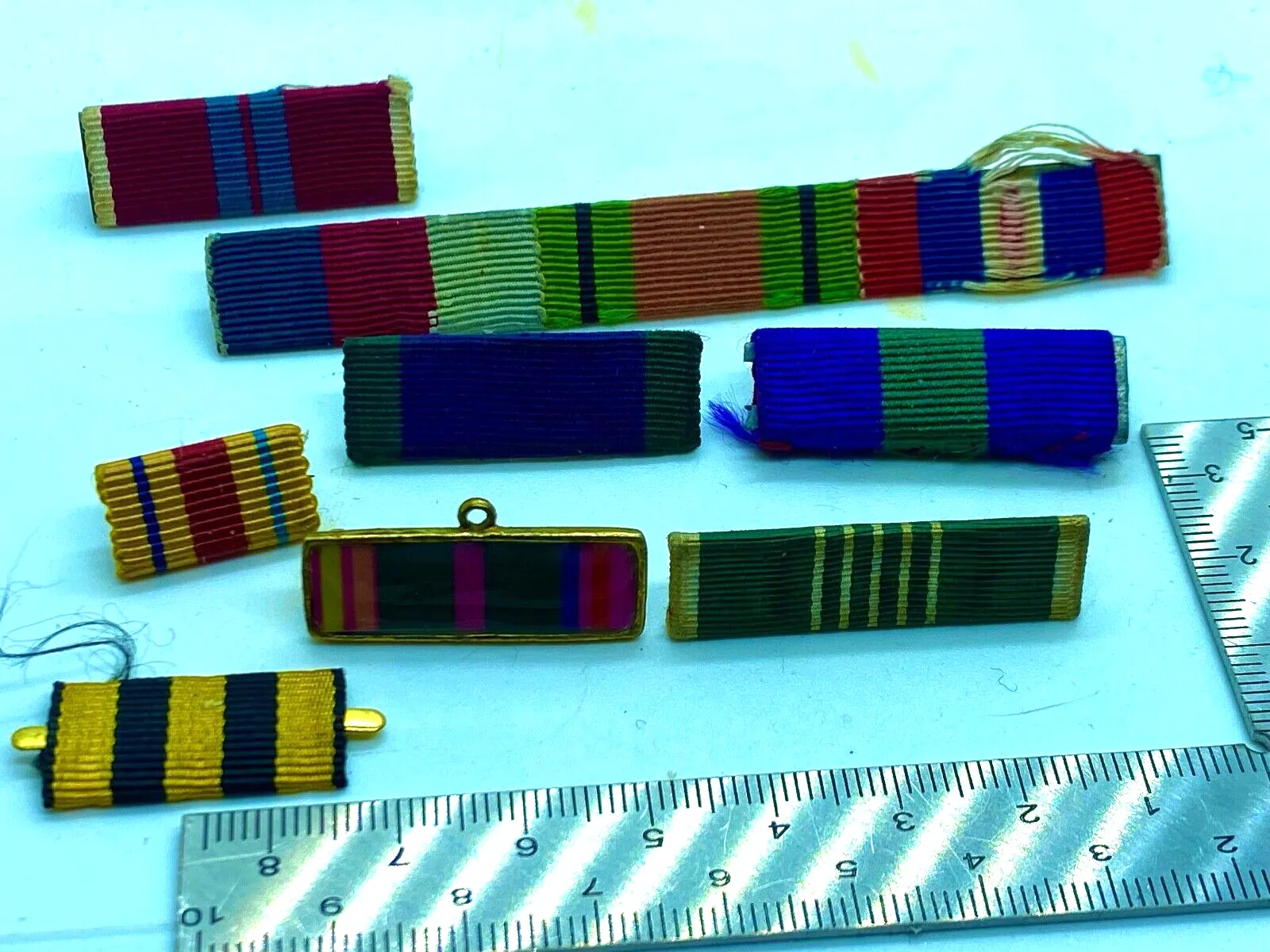 Original Group of Military Medal Bars