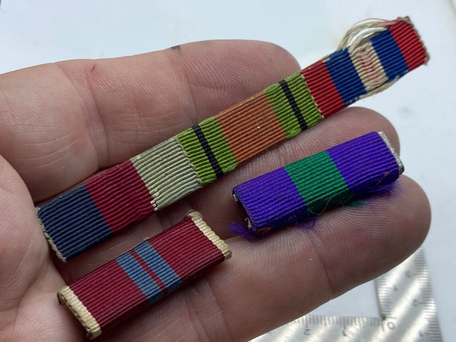 Original Group of Military Medal Bars