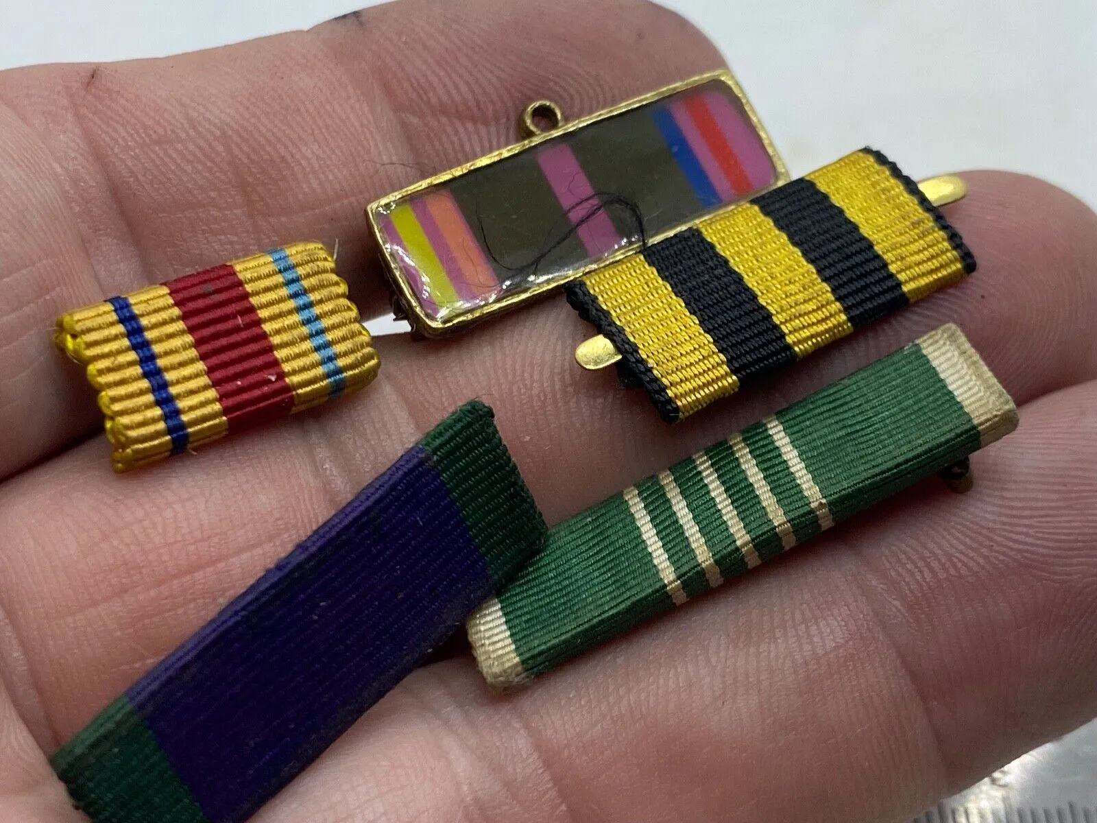 Original Group of Military Medal Bars