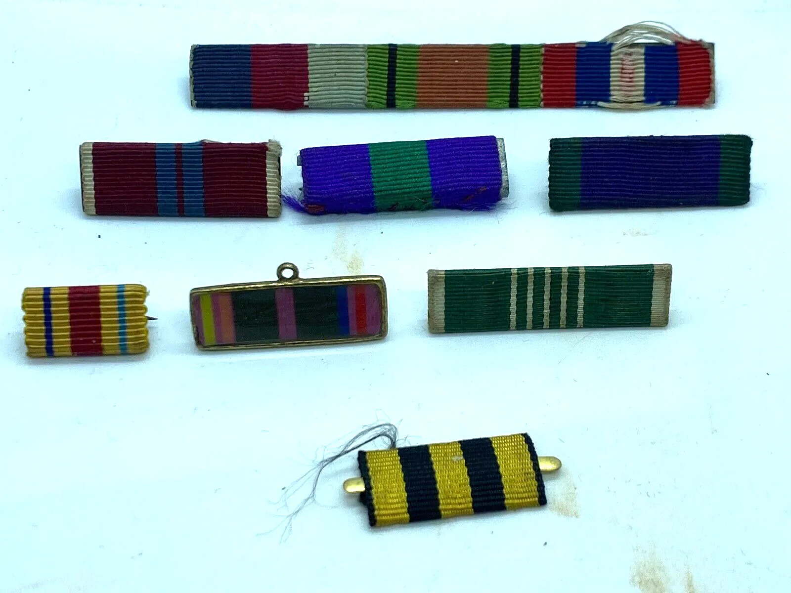 Original Group of Military Medal Bars