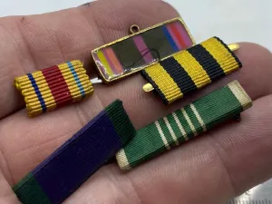 Original Group of Military Medal Bars