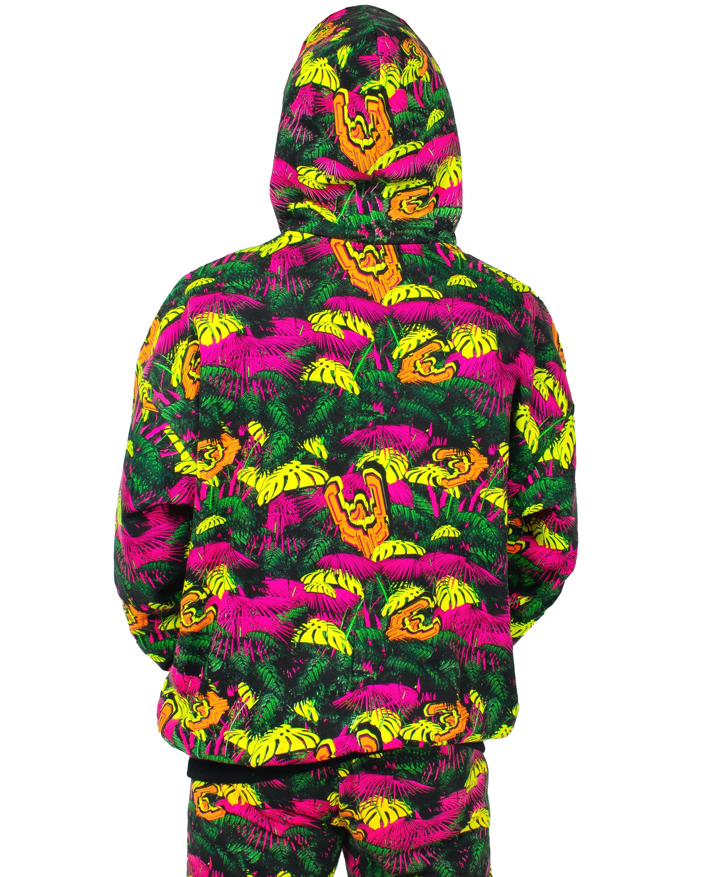 OVERSIZED HOODIE NEON JUNGLE