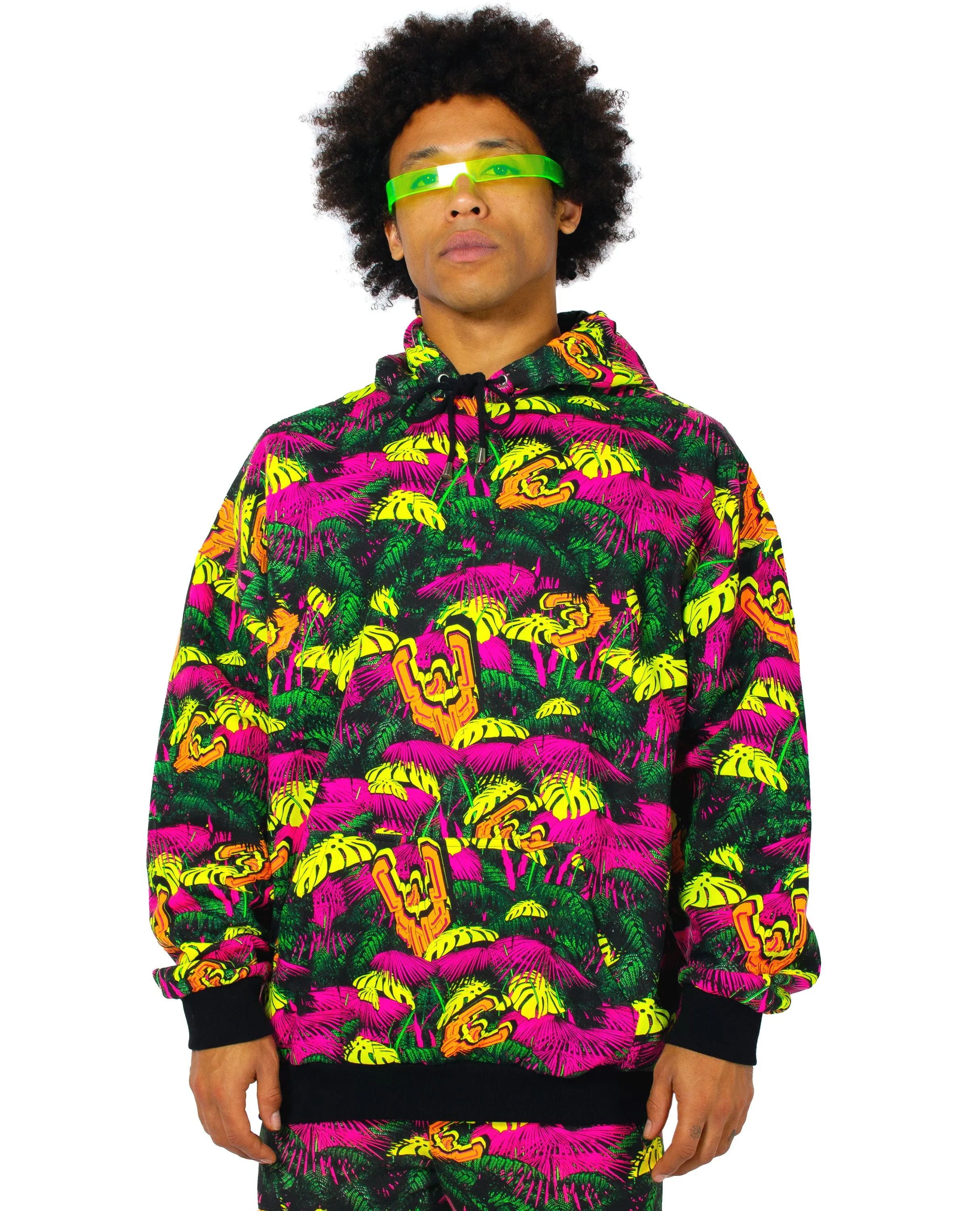 OVERSIZED HOODIE NEON JUNGLE