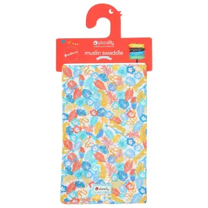 Piccalilly Muslin Swaddle - Colourful Jungle