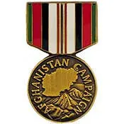 PINS- MEDAL, AFGHANISTAN CPN (1-3/16")