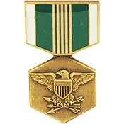 PINS- MEDAL, ARMY COMMEND. (1-3/16")
