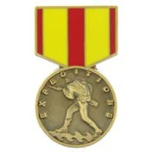 PINS- MEDAL, USMC EXPED. (1-3/16")