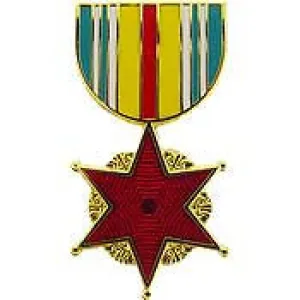 PINS- MEDAL, VIET, WOUND (1-3/16")