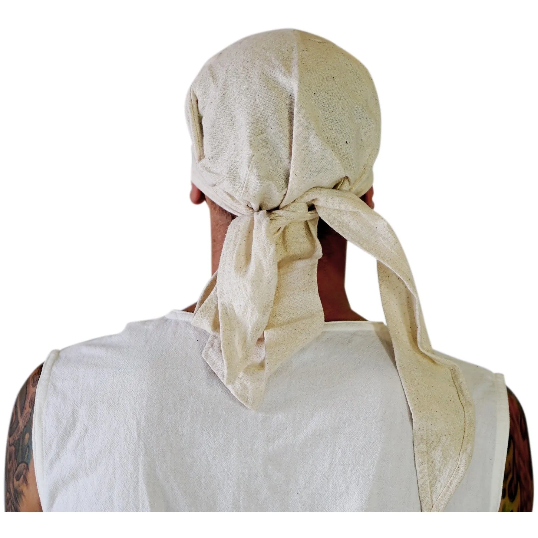 'Pirate Bandana' Medieval Hat - Natural