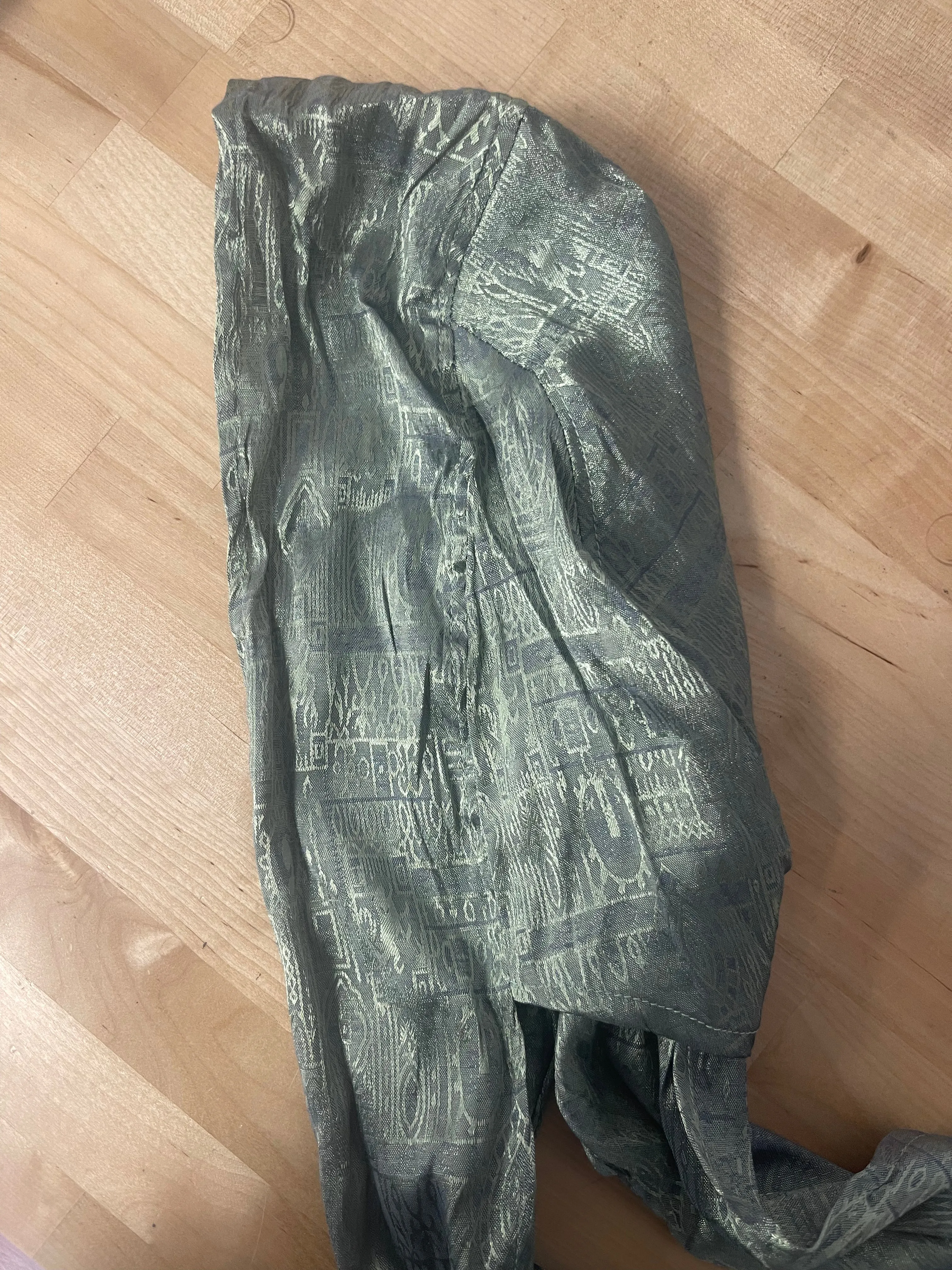 'Pirate Bandana' Medieval Hat, Silk - Green