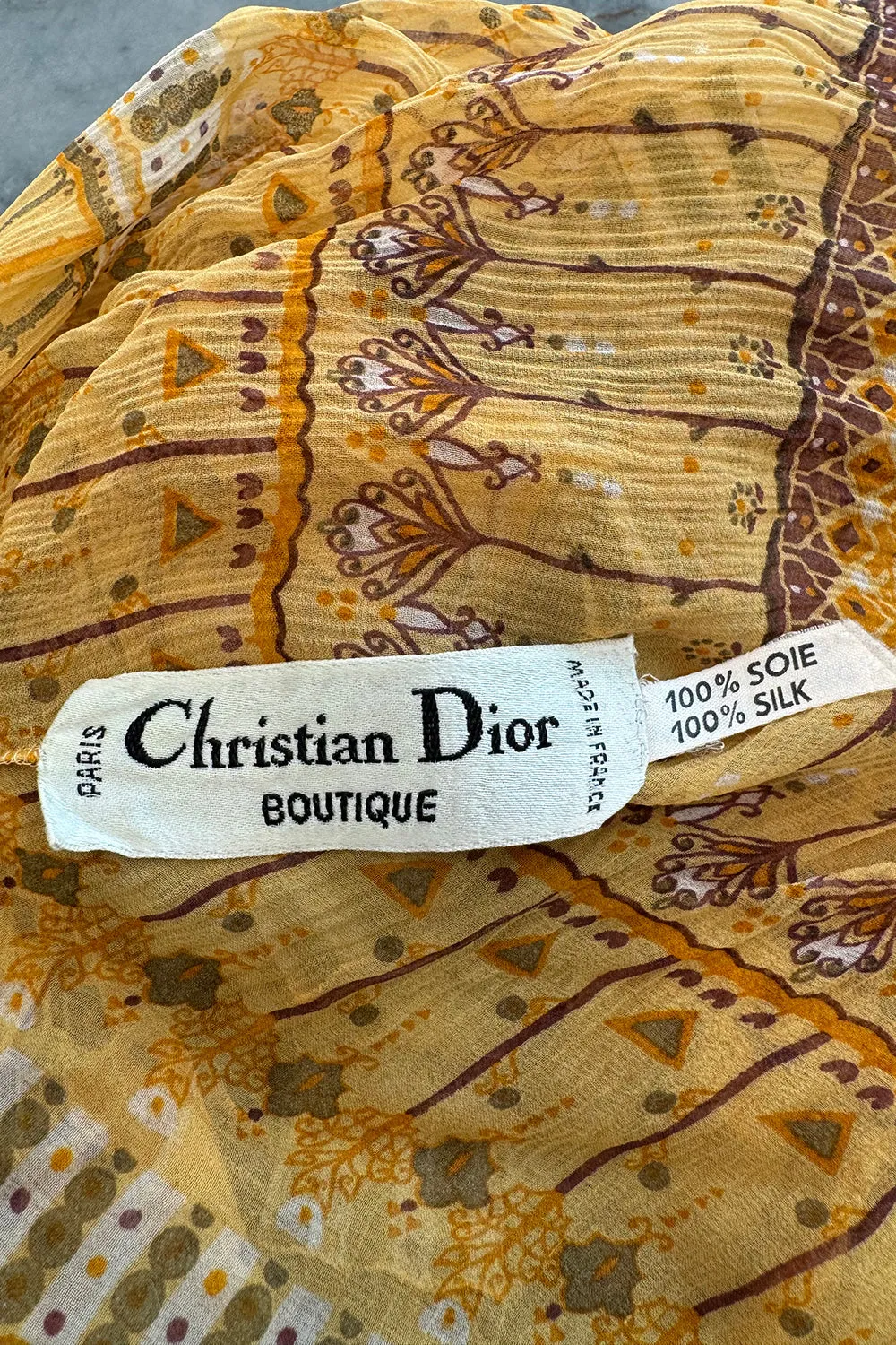 Prettiest Fall 1977 Christian Dior by Marc Bohan Runway On or Off Shoulder Ruffle Dress w Balloon Sleeves