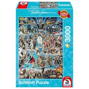 Puzzle Schmidt - Reneto Casaro: Hollywood XXL, 3000 de piese