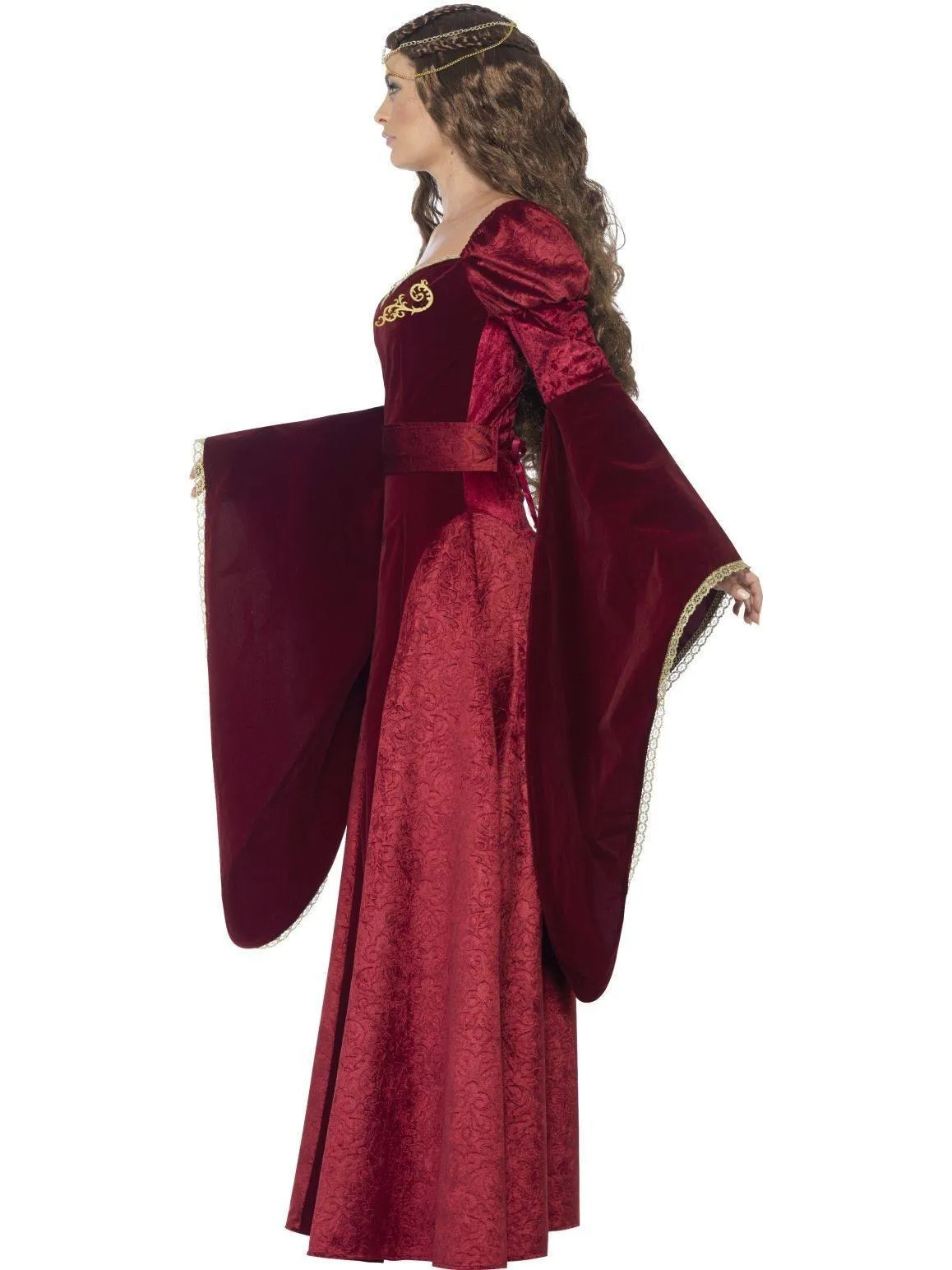Queen Medieval Women's Deluxe Costume Renaissance Fancy Dress