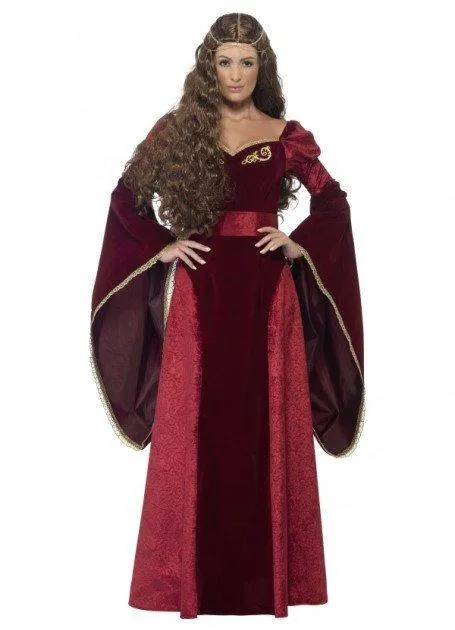 Queen Medieval Women's Deluxe Costume Renaissance Fancy Dress