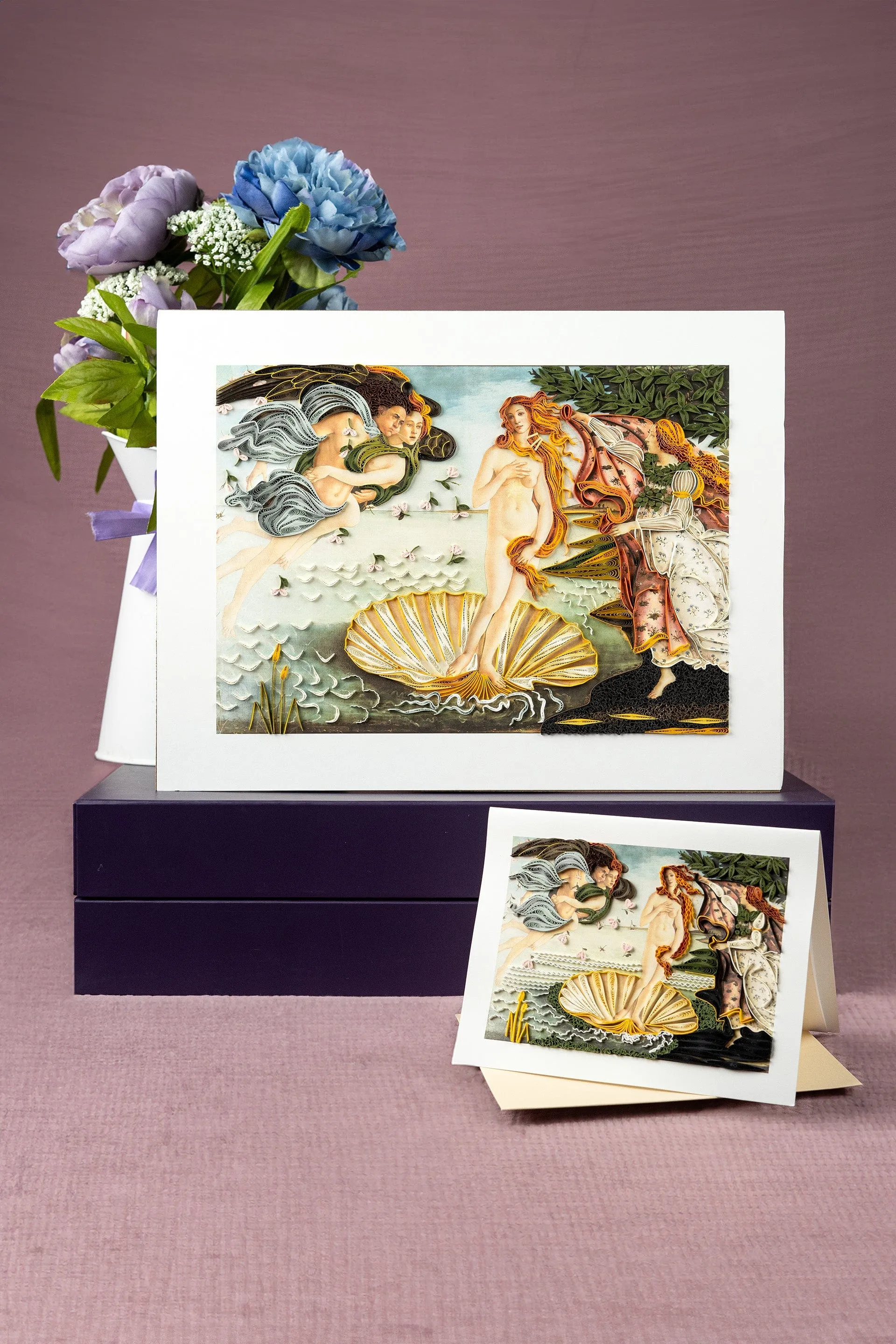 Quilled Artist Series - The Birth of Venus, Botticelli