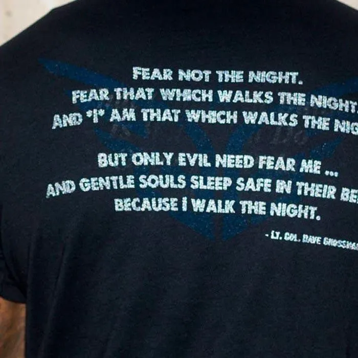 "Angel Of The Night” T-Shirt - Black