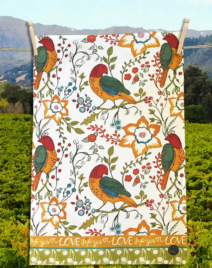 "Jungle Song" Kitchen Towel